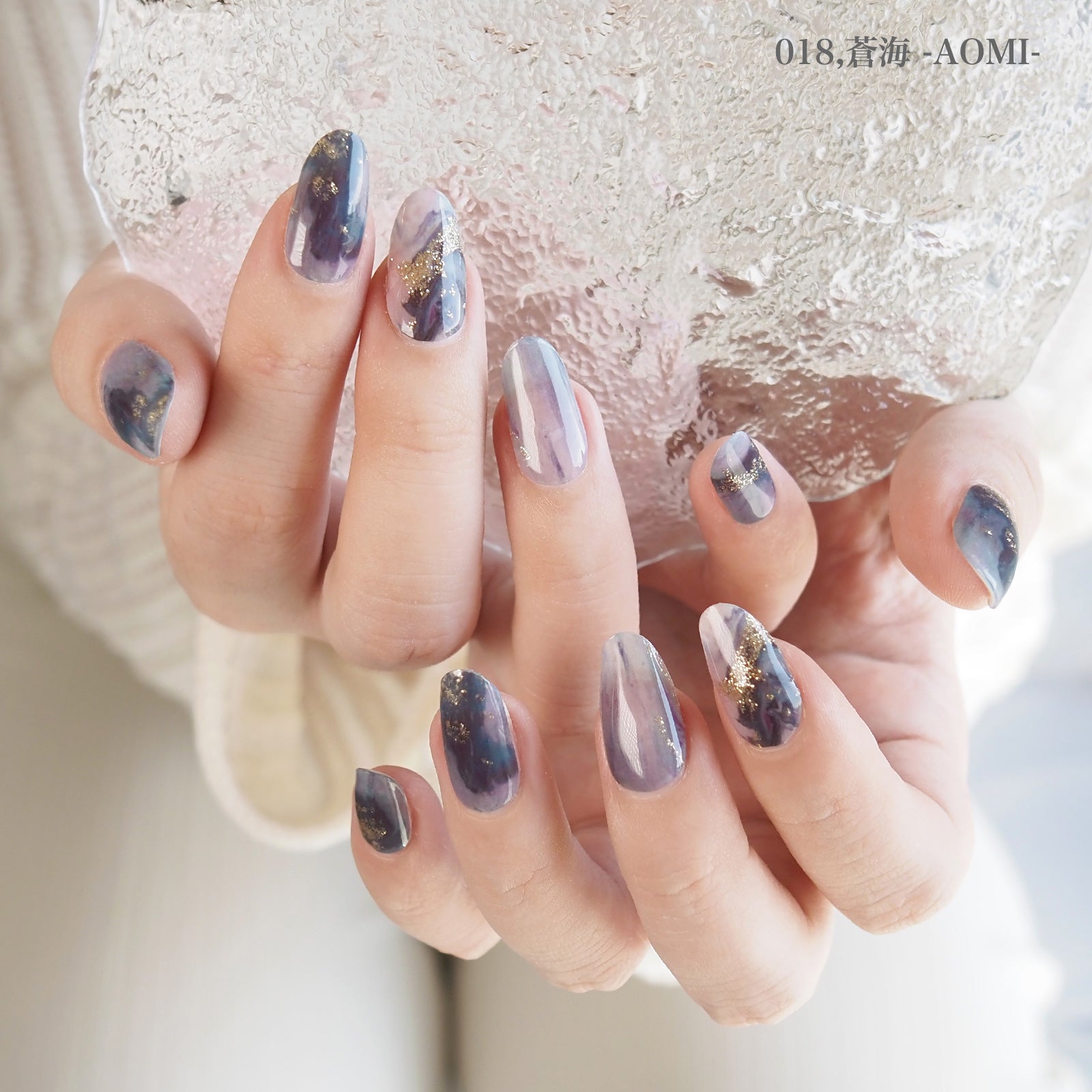 海様専用♥ ネイルチップ no.018/no.021 【VS】 018.蒼海-AOMI- – URURILA